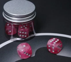 Tout Pour le Jeu Boîte ronde Ø 4.8 cm plastique avec couvercle à vis en aluminium