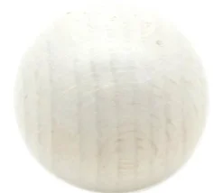 Tout Pour le Jeu Boule 2.5 cm couleur blanche en bois - bille hêtre diamètre 25 mm