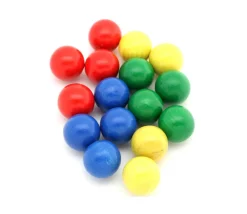 Tout Pour le Jeu Boule 2 cm couleur bleue en bois - bille hêtre diamètre 20 mm