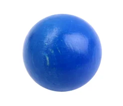 Tout Pour le Jeu Boule 2.5 cm couleur bleue en bois - bille hêtre diamètre 25 mm