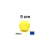Tout Pour le Jeu Boule 5 cm couleur jaune en bois - bille hêtre diamètre 50 mm