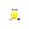 Tout Pour le Jeu Boule 4 cm couleur jaune en bois - bille hêtre diamètre 40 mm
