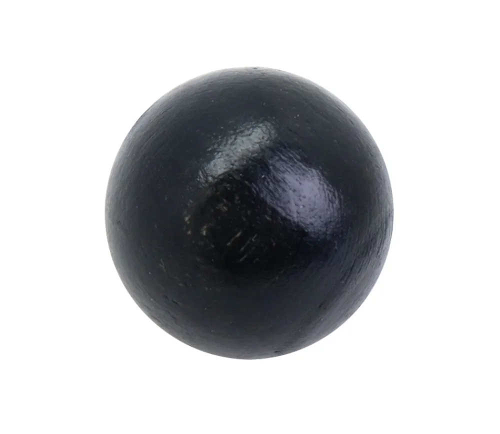 Tout Pour le Jeu Boule 2.5 cm couleur noire en bois - bille hêtre diamètre 25 mm