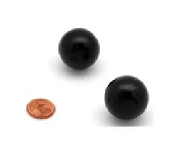 Tout Pour le Jeu Boule 2.5 cm couleur noire en bois - bille hêtre diamètre 25 mm