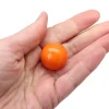 Tout Pour le Jeu Boule 2.5 cm couleur orange en bois - bille hêtre diamètre 25 mm