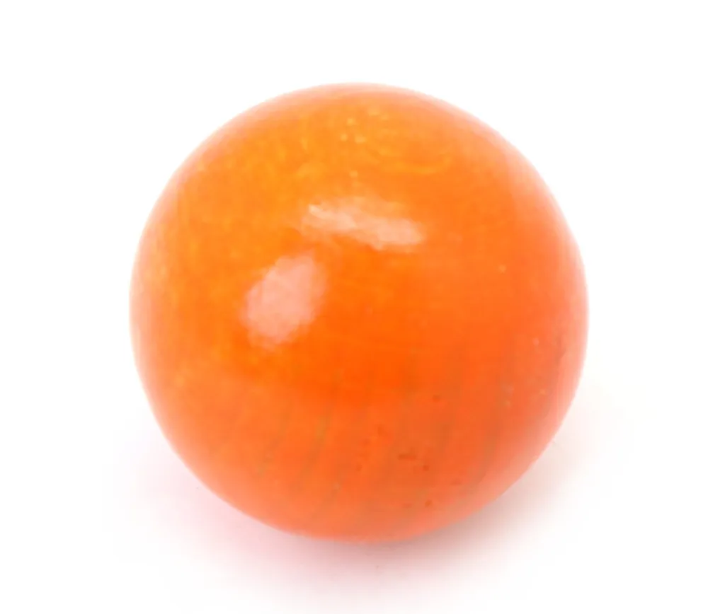 Tout Pour le Jeu Boule 2.5 cm couleur orange en bois - bille hêtre diamètre 25 mm