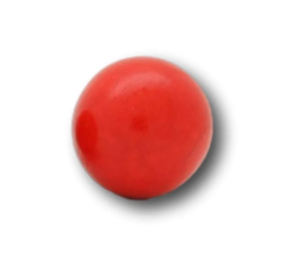 Tout Pour le Jeu Boule 5 cm couleur rouge en bois - bille hêtre diamètre 50 mm