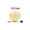 Tout Pour le Jeu Boule 3.5 cm en bois - bille hêtre diamètre 35 mm
