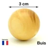Tout Pour le Jeu Boule 3 cm en bois - bille buis diamètre 30 mm