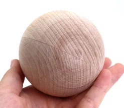 Tout Pour le Jeu Boule 8 cm en bois - grosse boule hêtre diamètre 80 mm