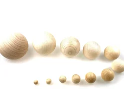 Tout Pour le Jeu Boule 8 cm en bois - grosse boule hêtre diamètre 80 mm