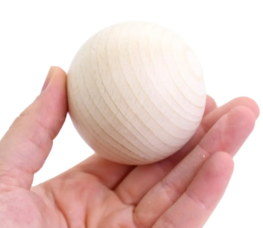 Tout Pour le Jeu Boule 6 cm en bois - grosse boule hêtre diamètre 60 mm