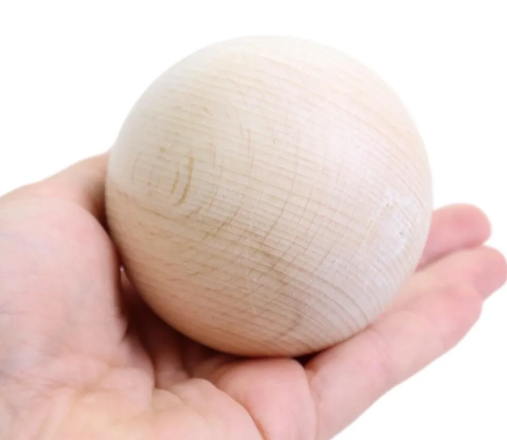 Tout Pour le Jeu Boule 7 cm en bois - grosse boule hêtre diamètre 70 mm