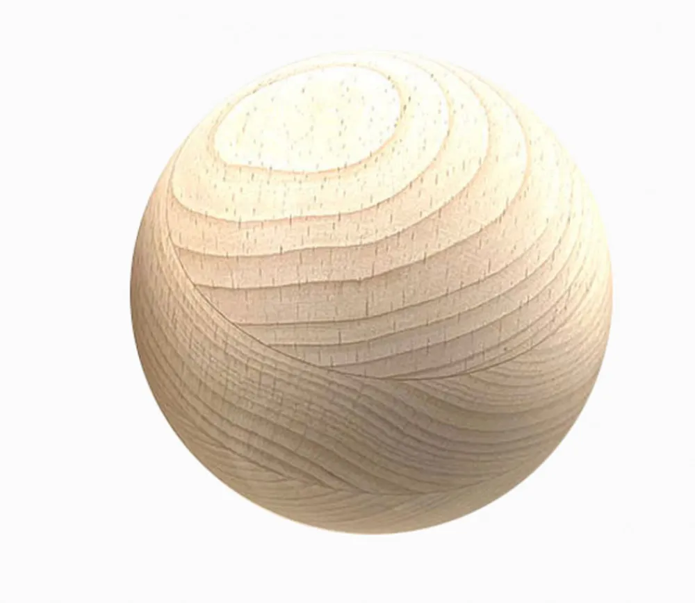 Tout Pour le Jeu Boule 10 cm en bois - grosse boule hêtre diamètre 100 mm