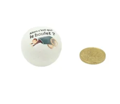 Tout Pour le Jeu Boule 3 cm FUN blanc