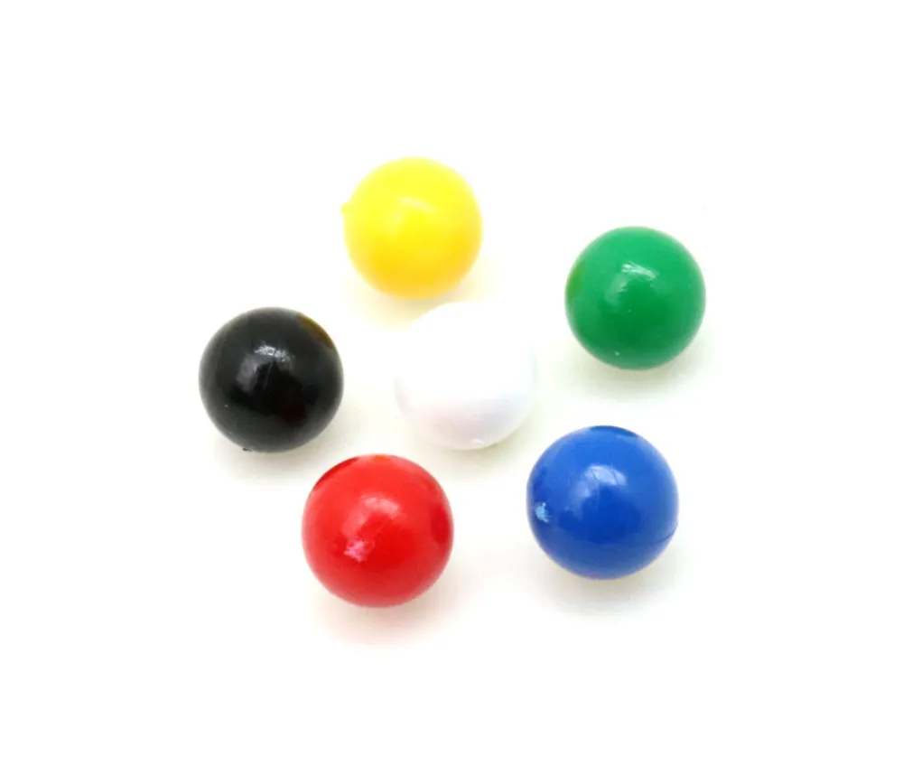 Tout Pour le Jeu Boule en plastique 13 mm diamètre bille à l'unité couleur au choix