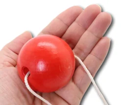 Tout Pour le Jeu Boule percée 5 cm bois - grosse perle trou 8 mm