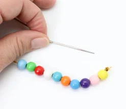 Tout Pour le Jeu Boule percée de 8 mm en bois- Mini perle trou 2.5 mm