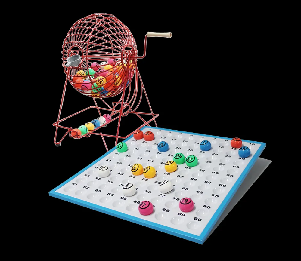 Tout Pour le Jeu Boulier de loto géant 31.5 cm + 90 boules + plateau de tirage