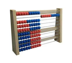 Tout Pour le Jeu Boulier en bois 10 rangées bicolores 25 cm