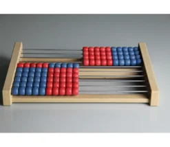 Tout Pour le Jeu Boulier en bois 10 rangées bicolores 25 cm