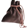 Tout Pour le Jeu Bourse sac 11 x 15 cm velours ultra épais brun vide