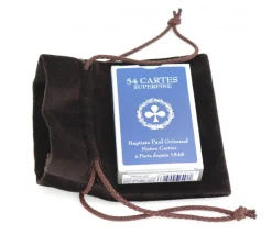 Tout Pour le Jeu Bourse sac 11 x 15 cm velours ultra épais brun vide
