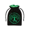 Tout Pour le Jeu Bourse Sac Forest 15x10 cm motif arbre de vie noir et vert
