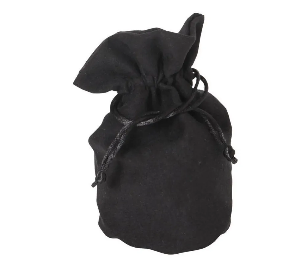 Tout Pour le Jeu Bourse Sac velours standard 165 x 125 mm noir