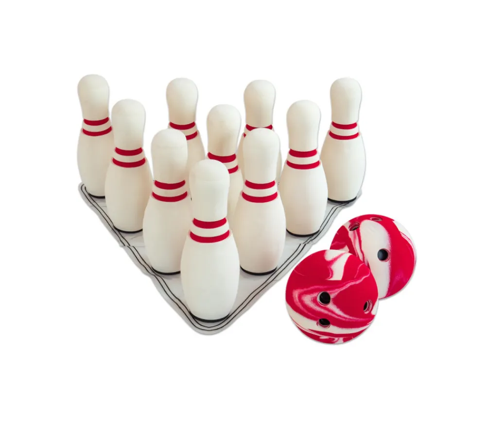 Tout Pour le Jeu Bowling mousse compacte : Jeu de Quilles pour collectivités 29 cm