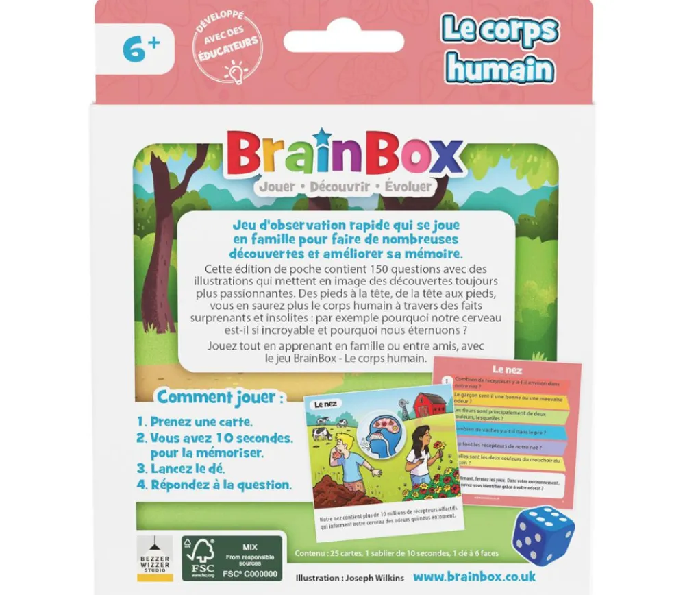 Tout Pour le Jeu Brainbox pocket : le corps humain