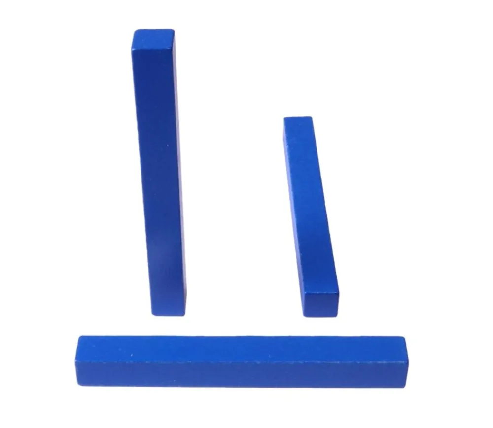 Tout Pour le Jeu Bâtonnet stick rectangulaire 9 cm en bois bleu 90 mm
