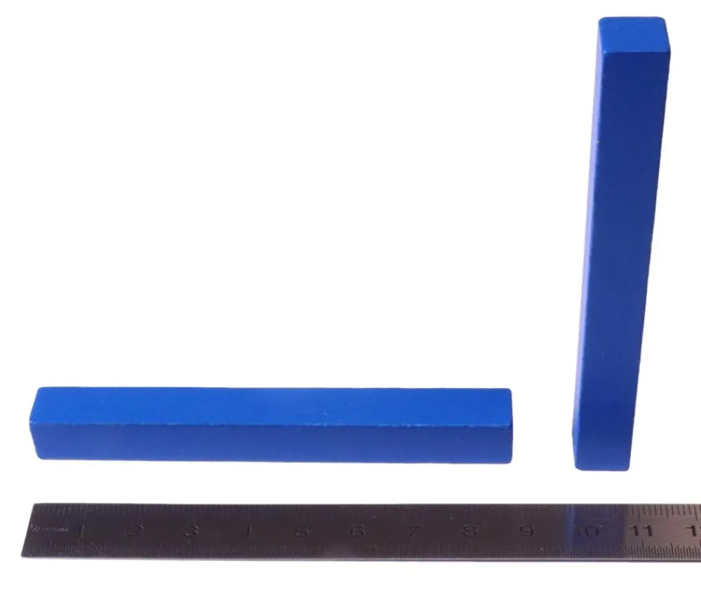 Tout Pour le Jeu Bâtonnet stick rectangulaire 9 cm en bois bleu 90 mm