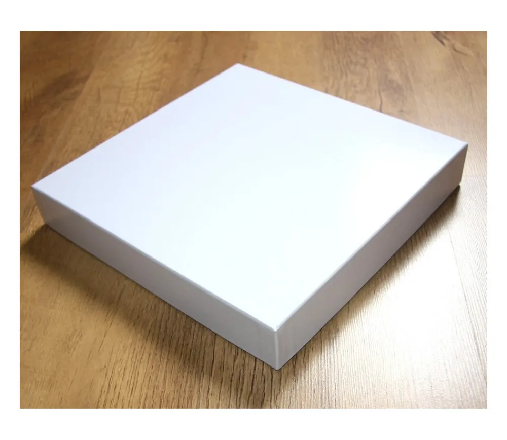 Tout Pour le Jeu C2 Boite de jeu 260 x 260 x 43 mm blanche à personnaliser carré grand format vide