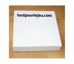 Tout Pour le Jeu C1 Boite jeu carré 220 x 220 x 48 mm blanche à personnaliser