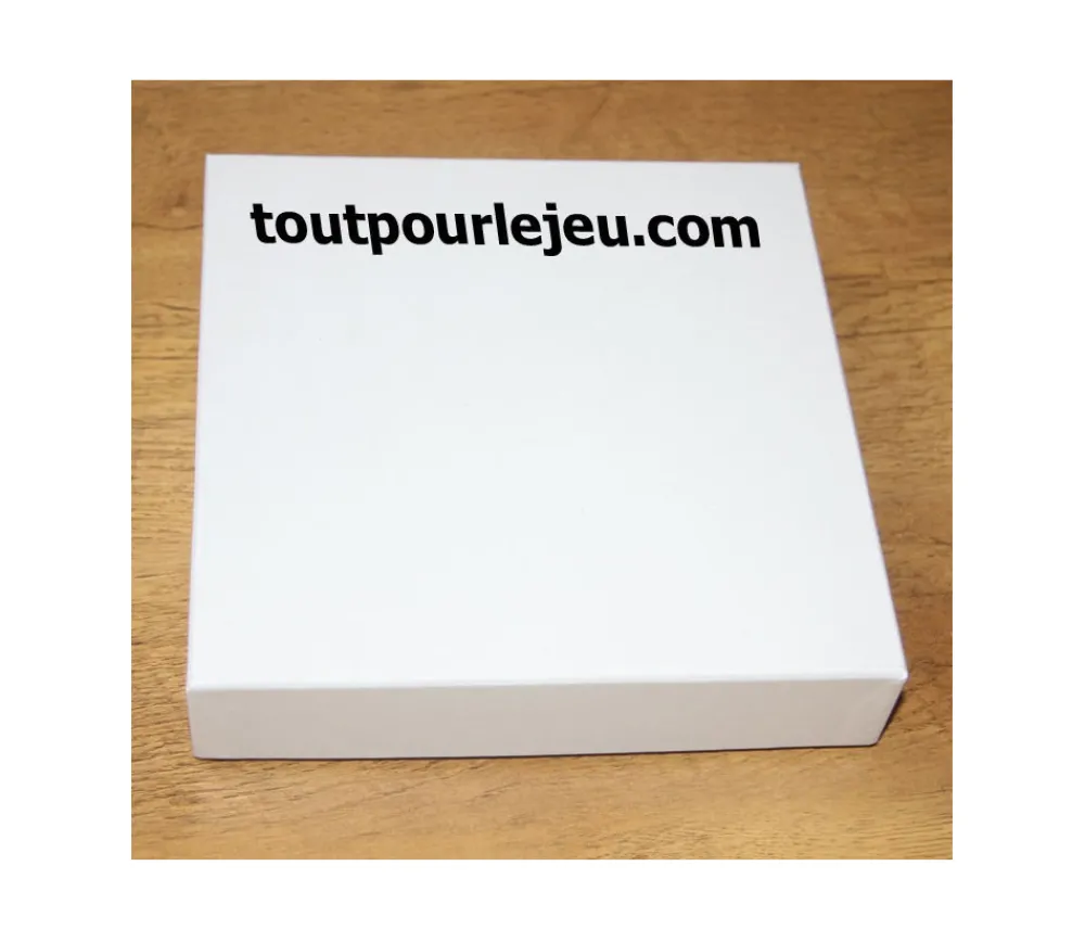 Tout Pour le Jeu C1 Boite jeu carré 220 x 220 x 48 mm blanche à personnaliser