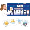 Tout Pour le Jeu Calendrier hebdomadaire mural avec pochettes 78 x 43 cm