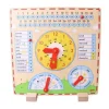 Tout Pour le Jeu Calendrier horloge en bois 35 cm