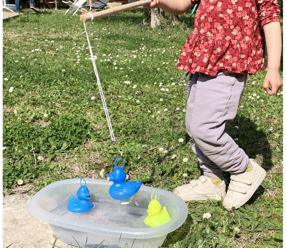 Tout Pour le Jeu Canard bleu 11 cm pour pêche aux canards à l'unité