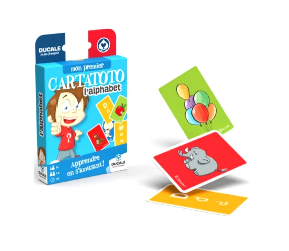 Tout Pour le Jeu Cartatoto Alphabet apprendre en s'amusant 110 cartes