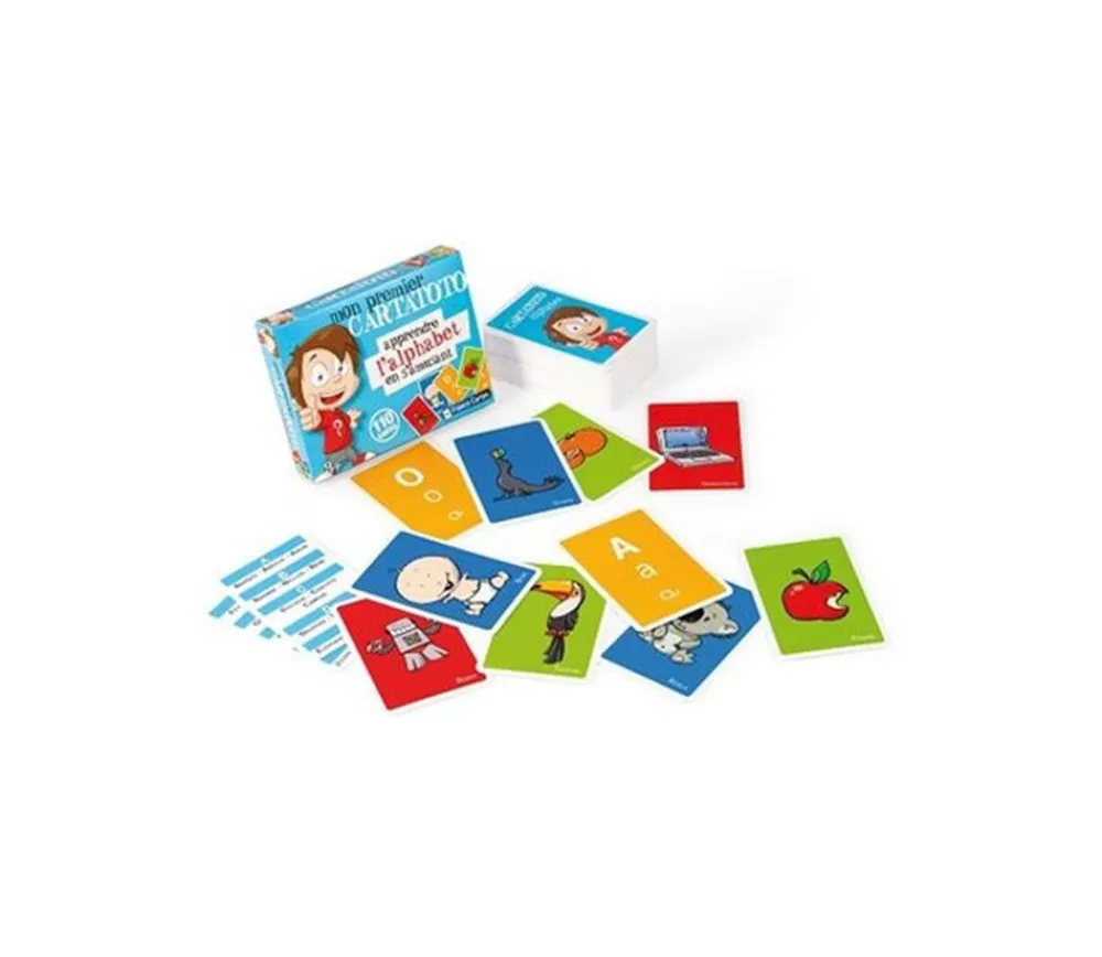 Tout Pour le Jeu Cartatoto Alphabet apprendre en s'amusant 110 cartes