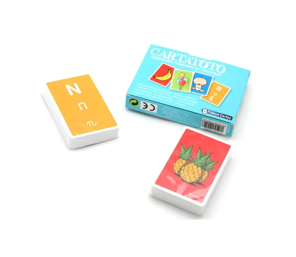 Tout Pour le Jeu Cartatoto Alphabet apprendre en s'amusant 110 cartes