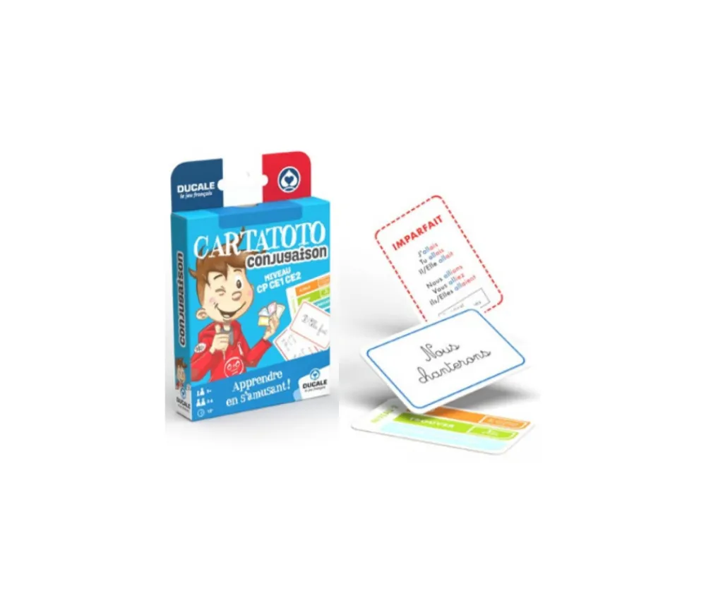 Tout Pour le Jeu Cartatoto Conjugaison apprendre en s'amusant 110 cartes