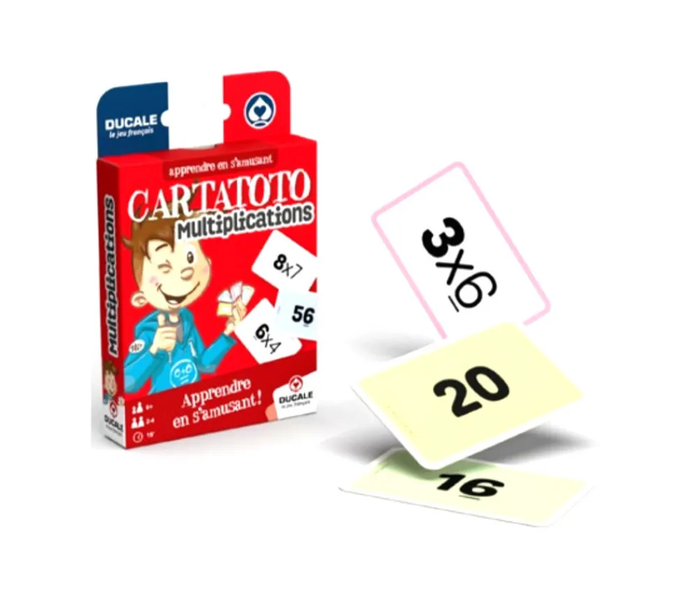 Tout Pour le Jeu Cartatoto Multiplication apprendre en s'amusant 110 cartes