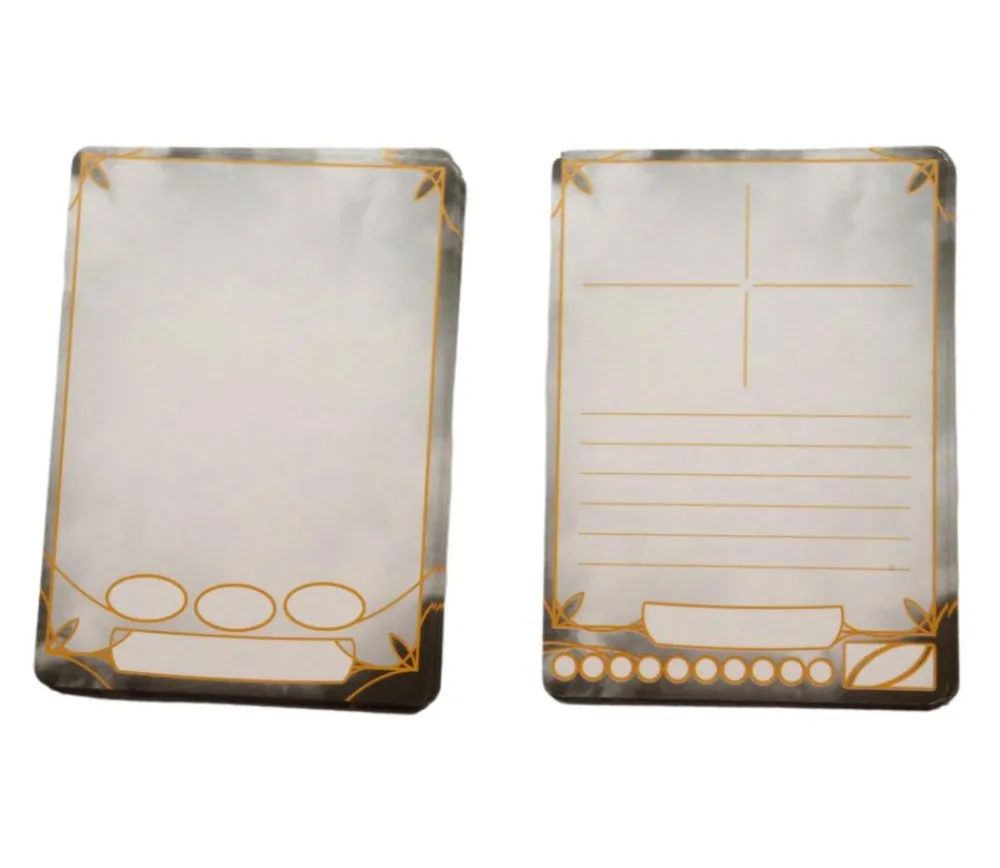 Tout Pour le Jeu Carte à jouer vierge pour jeu de rôle