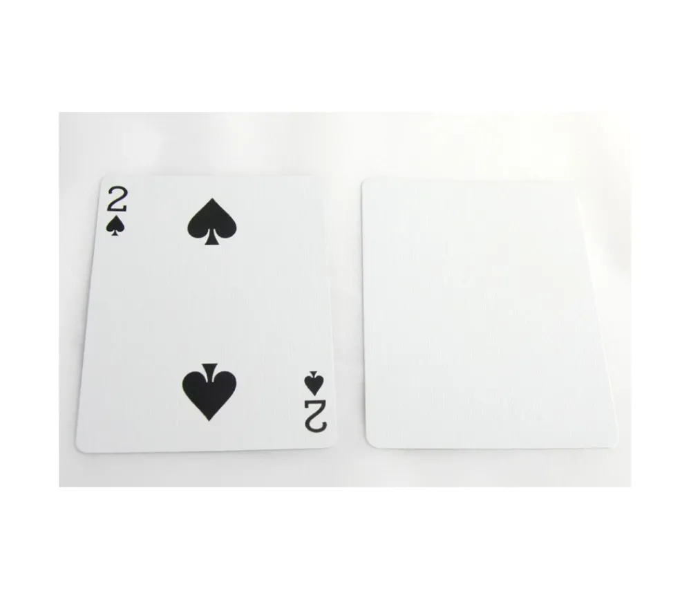 Tout Pour le Jeu Cartes à jouer recto avec figures et verso blanc magie Bicycle