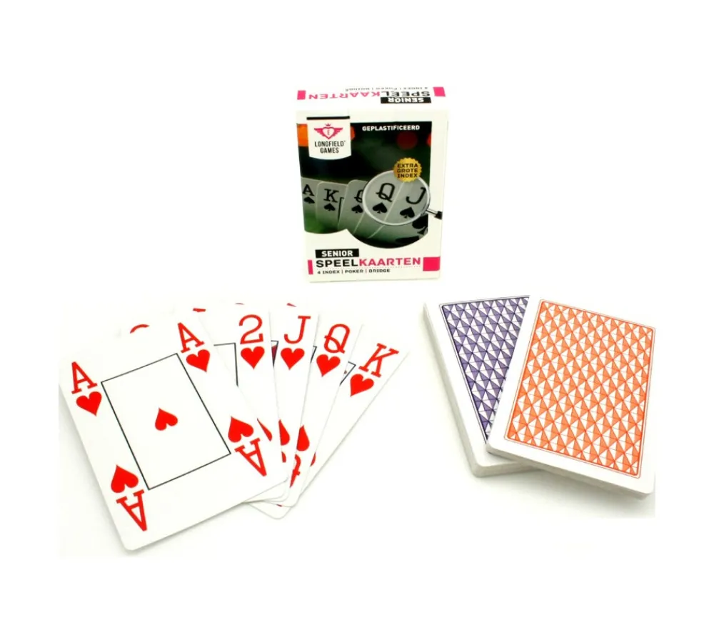 Tout Pour le Jeu Cartes à jouer Senior grands chiffres internationales.