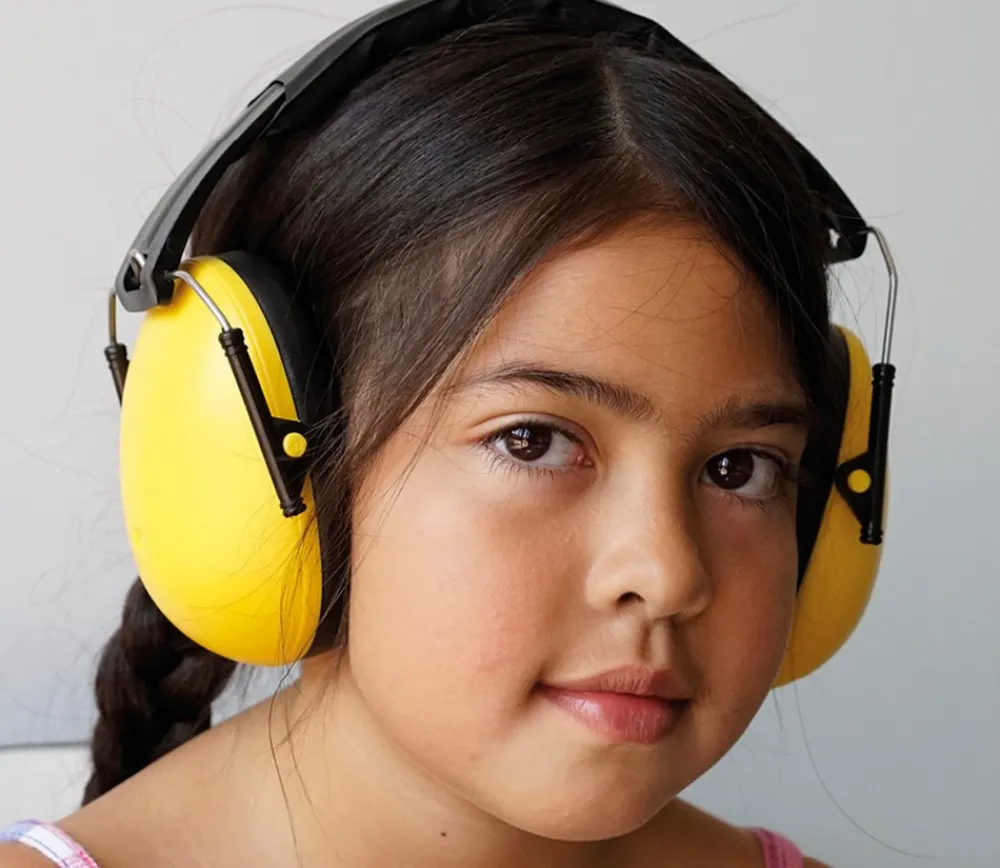 Tout Pour le Jeu Casque Antibruit Jaune enfant - protection pour les oreilles