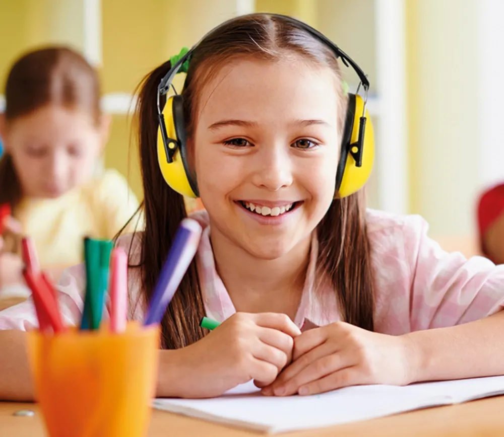 Tout Pour le Jeu Casque Antibruit Jaune enfant - protection pour les oreilles