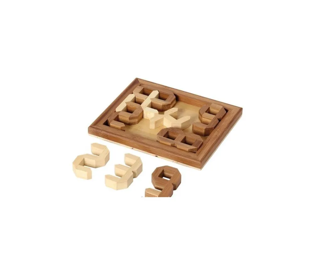 Tout Pour le Jeu Casse tête Chiffres digitaux 0 à 9 en bois